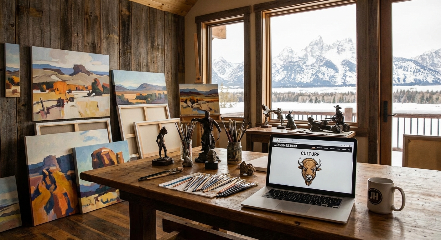 Inside the Studios of Five Jackson Hole Artists Redefining Western Art - Illustration 1