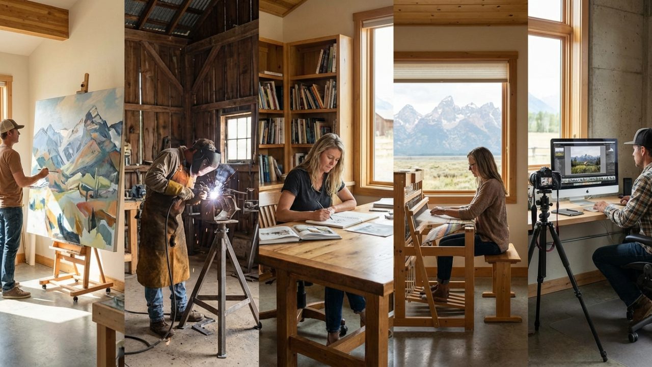 Inside the Studios of Five Jackson Hole Artists Redefining Western Art