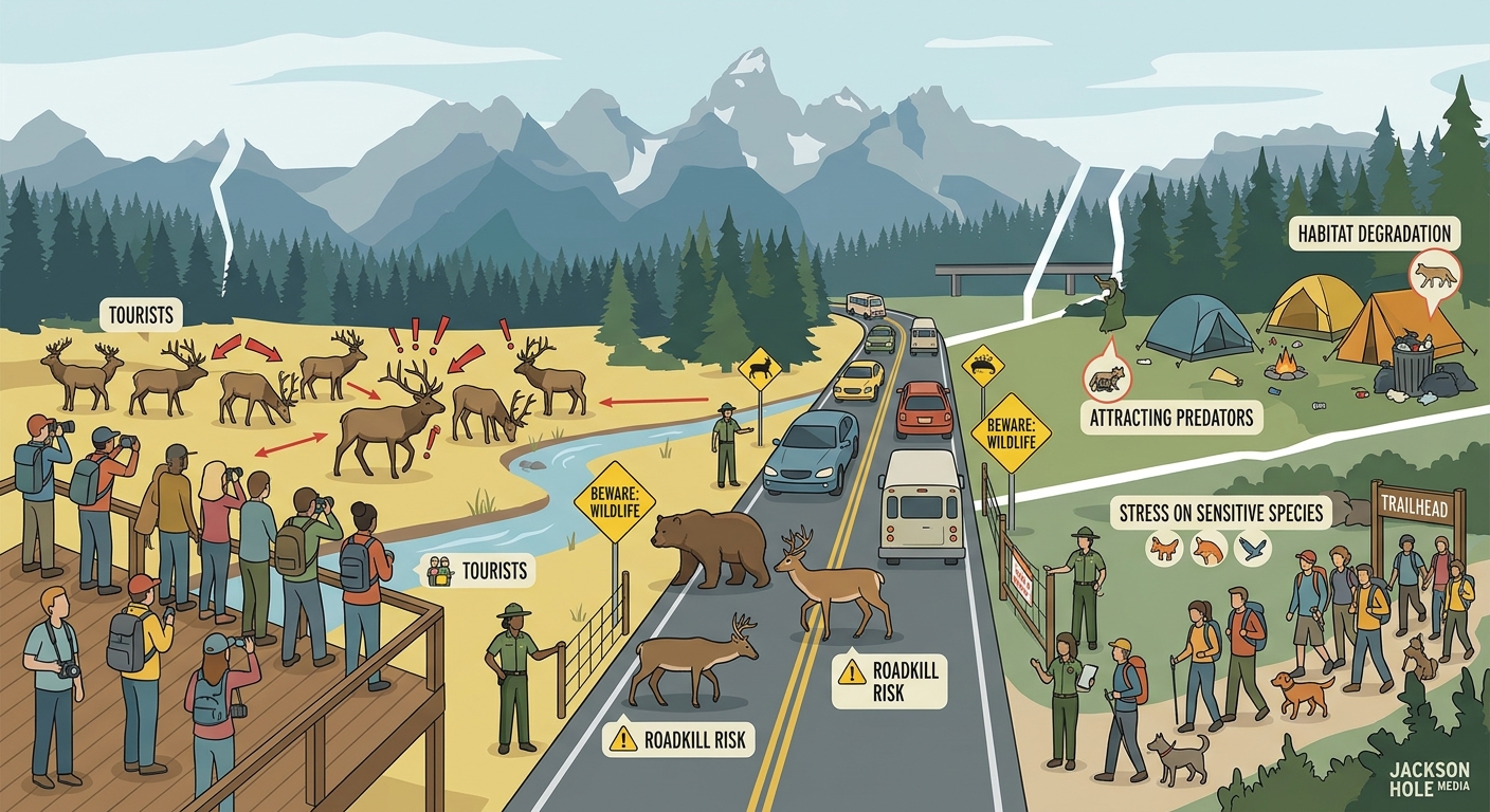 What Happens to Jackson Hole's Wildlife When 3 Million Tourists Show Up - Illustration 1