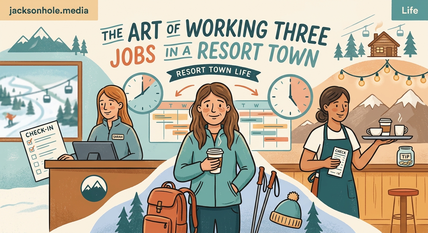 The Art of Working Three Jobs in a Resort Town - Illustration 2