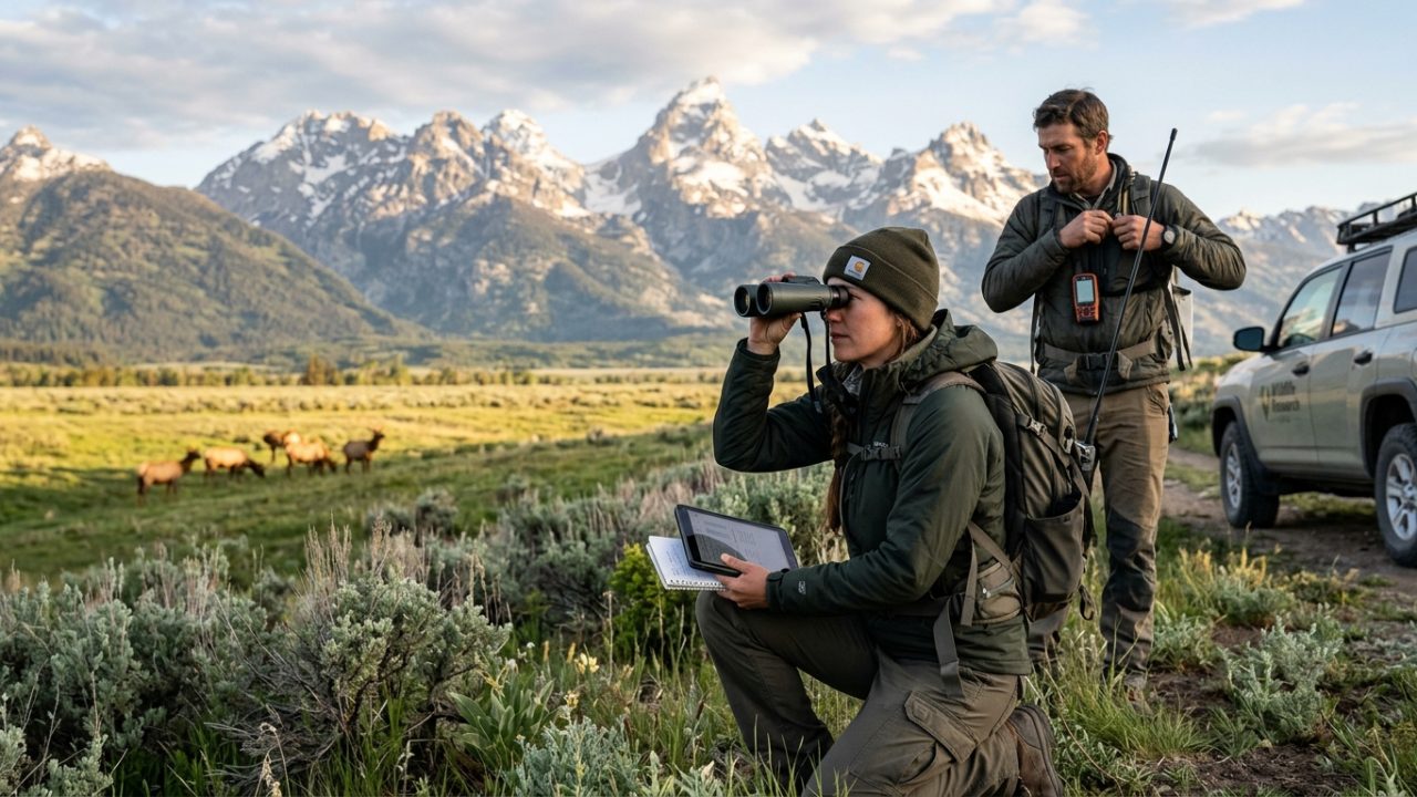 What I Learned Spending a Year Following Jackson Hole’s Wildlife Biologists