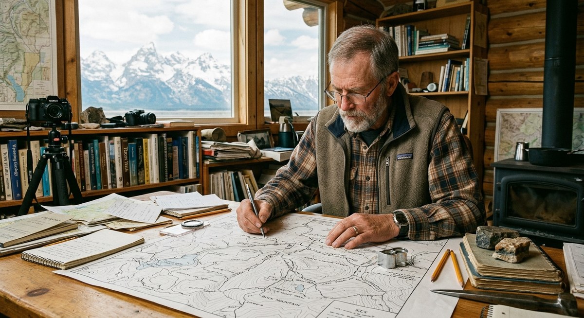 How a Retired Geologist Became the Unofficial Cartographer of Teton Backcountry Trails